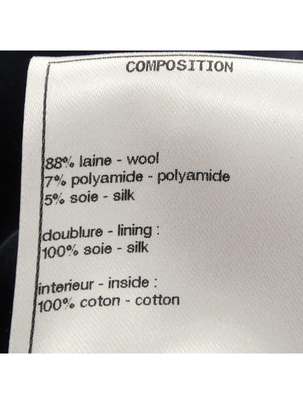 Chanel Collarless Jacket Navy - Picture 3 of 8